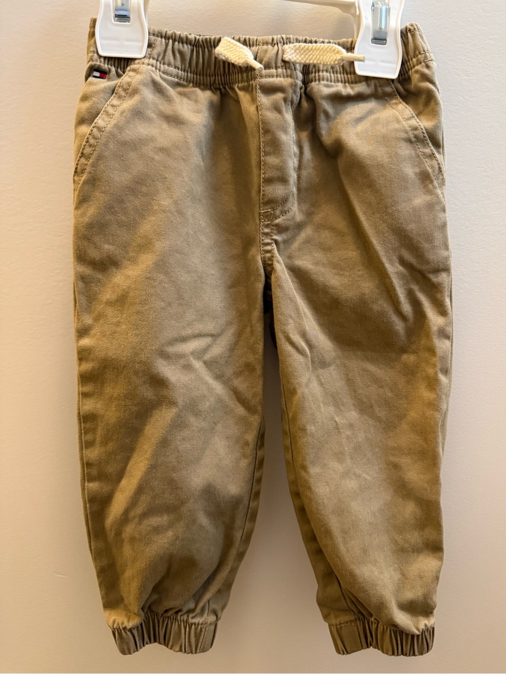 Tommy Hilfiger Khaki Jogger Pants Size 18 Months Boys